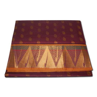 "Kalaneta maroon color venkatagiri seico saree - MSLS-129 - Click here to View more details about this Product